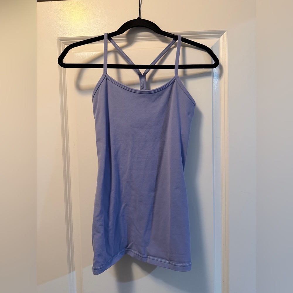 Lululemon Power Y Tank Top in Lavender, size 4